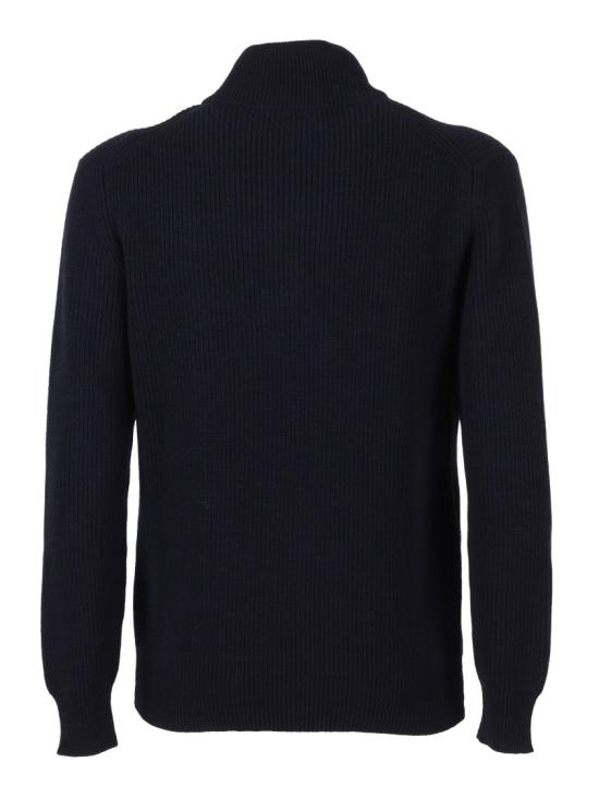 25FW 발렌타인 집업 니트 B2P200 7W067 Black - BALLANTYNE