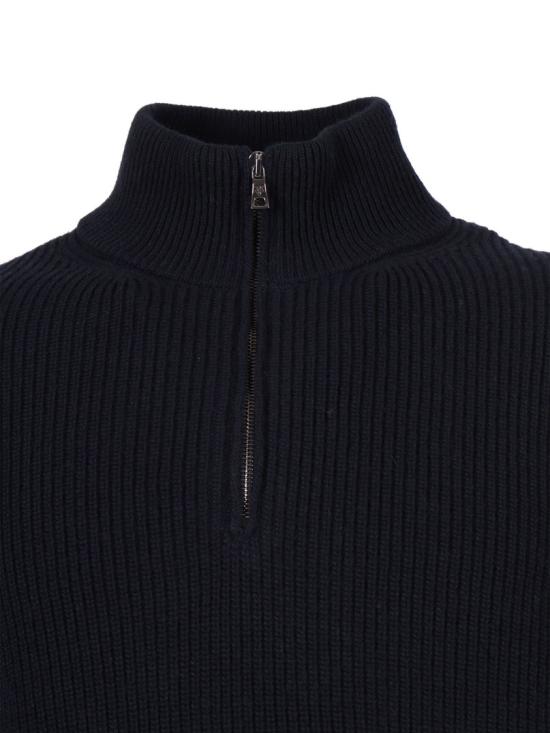 25FW 발렌타인 집업 니트 B2P200 7W067 Black - BALLANTYNE