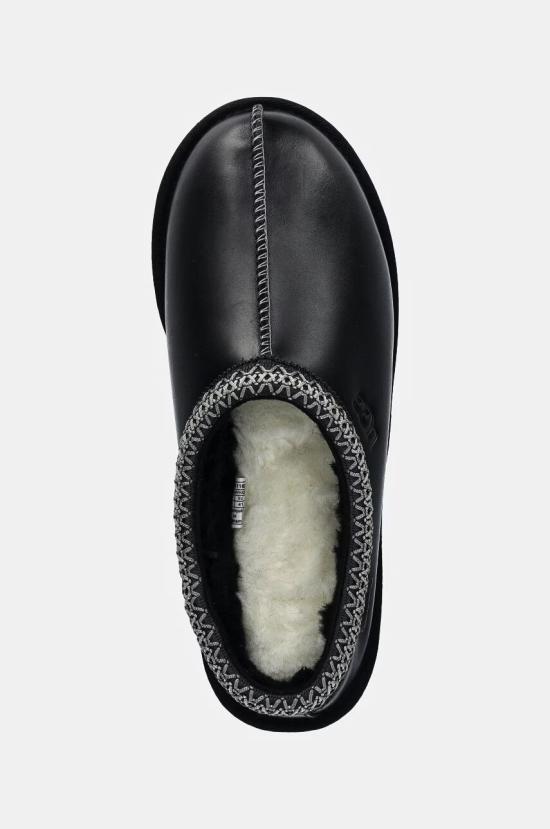 25FW 어그 타스만 레더 리제너레이트 뮬 1163890BLK Black - UGG