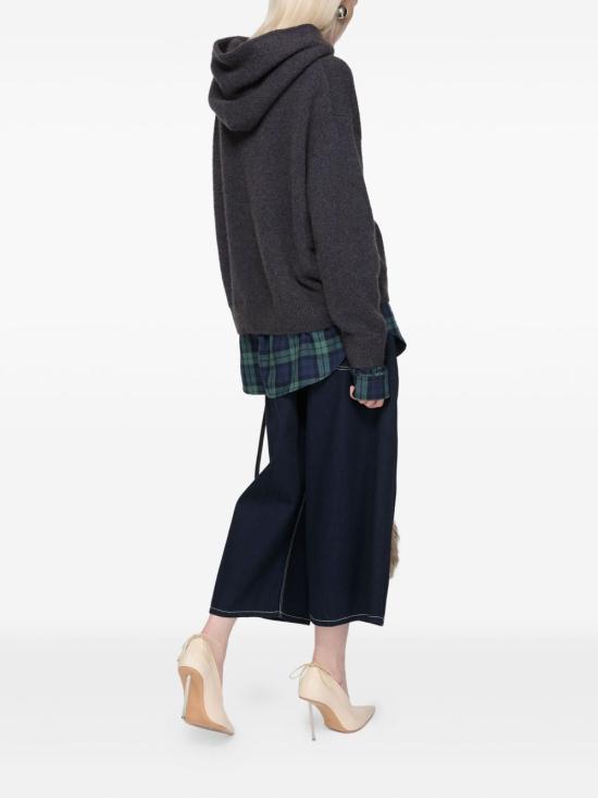 25FW 아크네 스튜디오 후드 티셔츠 A60605BZG GRAPHITE GREY DOM - ACNE STUDIOS