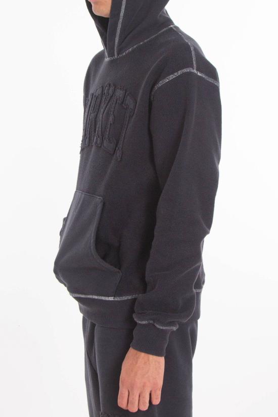 25FW 마켓 긴팔 티셔츠 F5MKMAHS029 950 Black - MARKET