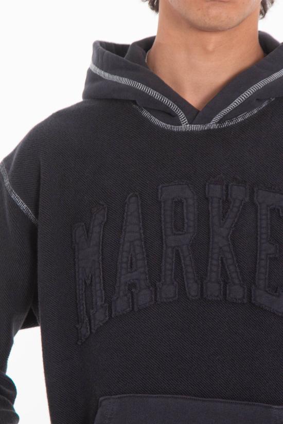 25FW 마켓 긴팔 티셔츠 F5MKMAHS029 950 Black - MARKET