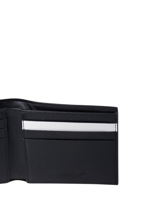 25FW 오프화이트 남성지갑 OMNC093C99 LEA001 1001 BLACK WHITE - OFF WHITE