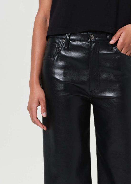  에이골디 데님 팬츠 아골드 렌 진 하이라이즈 와이드 레그 진 - AGOLDE