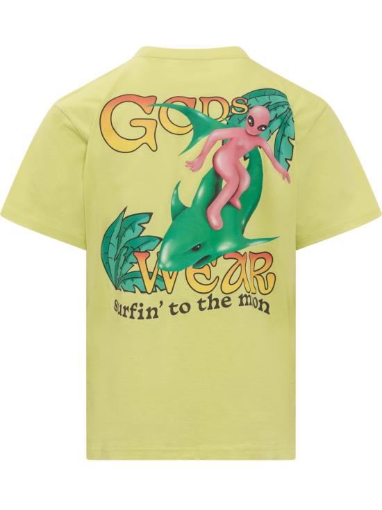  지씨디에스 반팔 티셔츠 SS23M130653 51 LIME - GCDS