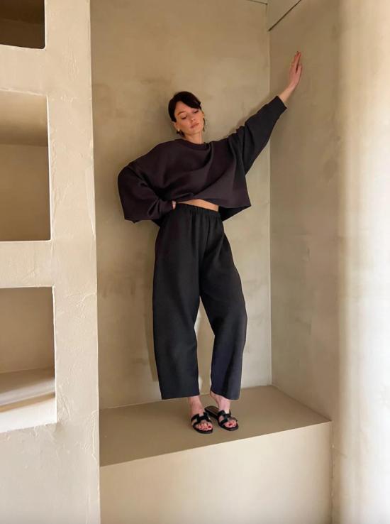  NA NIN 스트레이트 팬츠 나닌 캠든 리플드 코튼 커브 - OTHER BRANDS