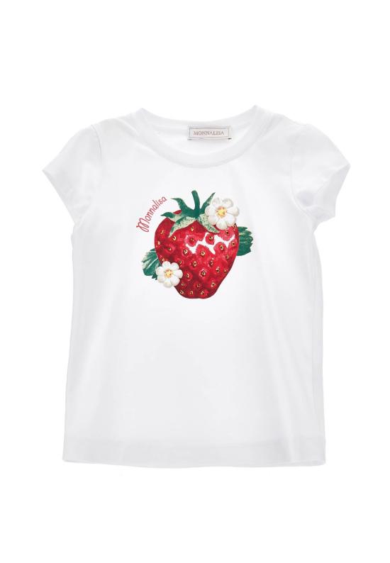  [키즈] 모나리자 티셔츠 11C6233201 0099 BIANCO