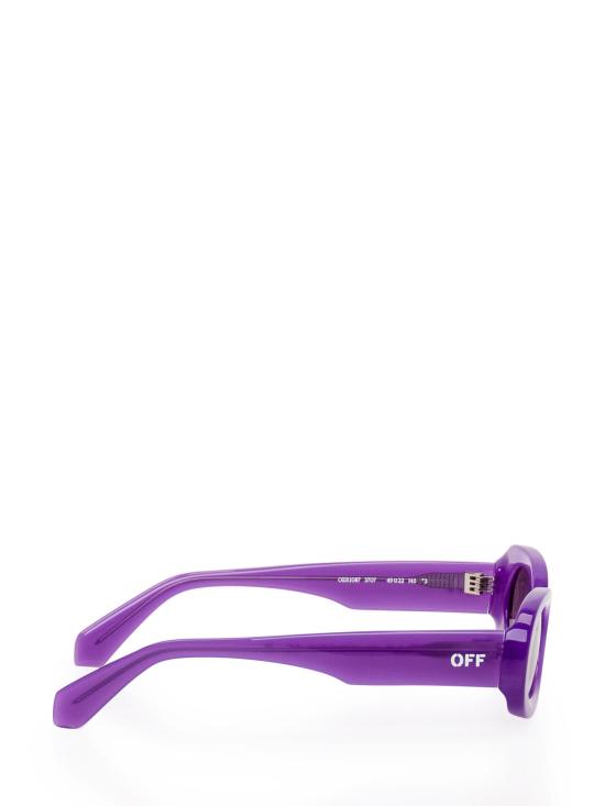  오프화이트 선글라스 OERI087F23PLA001 3707 PURPLE DARK GREY - OFF WHITE