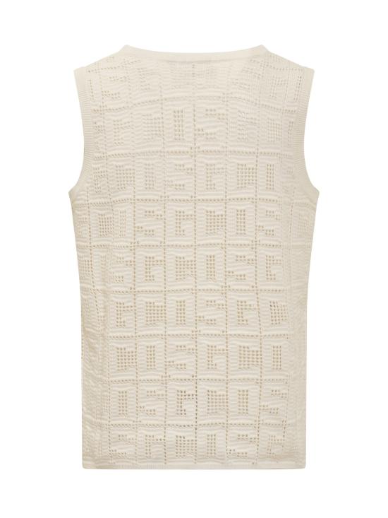  지씨디에스 민소매 티셔츠 SS23M430997 66 OFF WHITE - GCDS