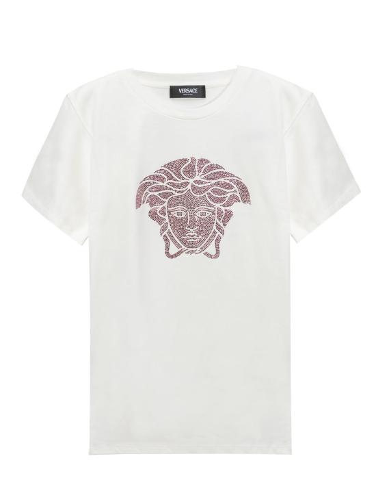  [키즈] 베르사체 티셔츠 10000521A09710 2W310 WHITE PINK