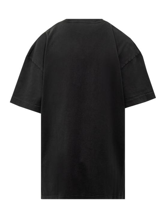  팜앤젤스 반팔 티셔츠 PWAA073S24JER001 1070 BLACK GREEN FLUO - PALM ANGELS