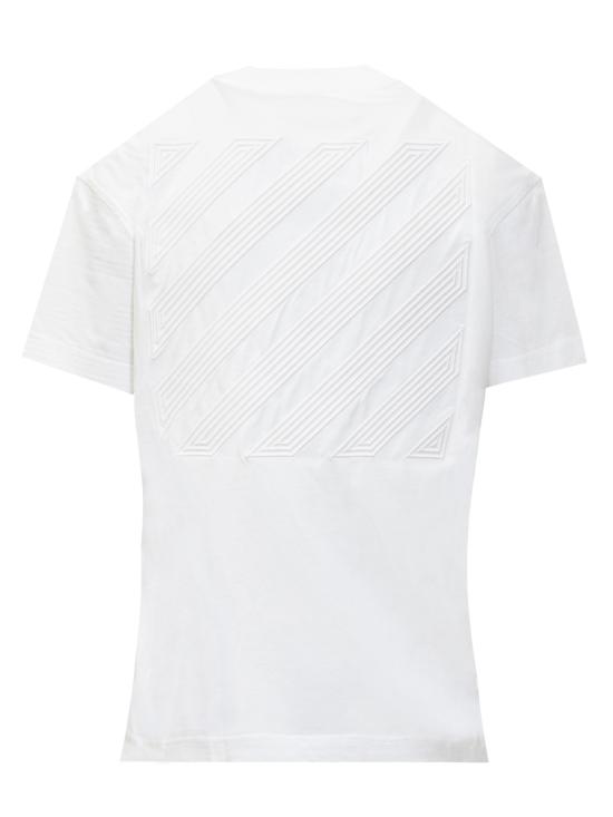  오프화이트 반팔 티셔츠 OWAA089S24JER009 0101 WHITE WHITE - OFF WHITE