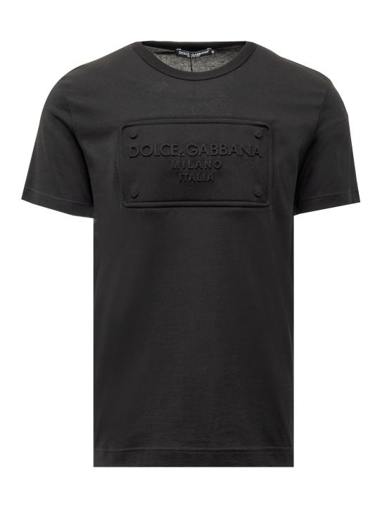  돌체앤가바나 반팔 티셔츠 G8KBAZG7C7U N0000 NERO