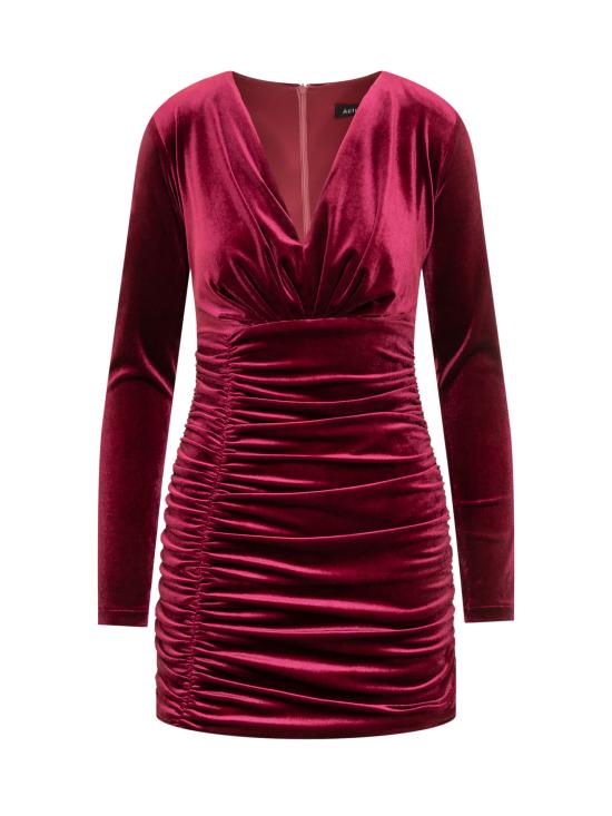  액츄얼리 숏 원피스 11133 196 BORDEAUX