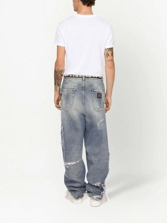  돌체앤가바나 반팔 티셔츠 G8QI4TFU7EQ W0800 BIANCO OTTICO - DOLCE & GABBANA