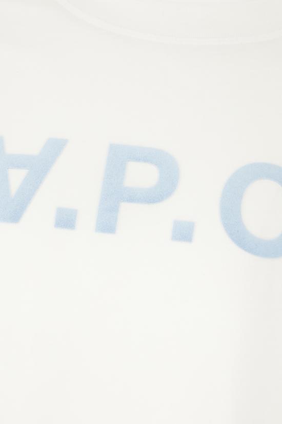 24FW 아페쎄 반팔 티셔츠 COHBOM26385 TAC BLANC BLEU - A.P.C.