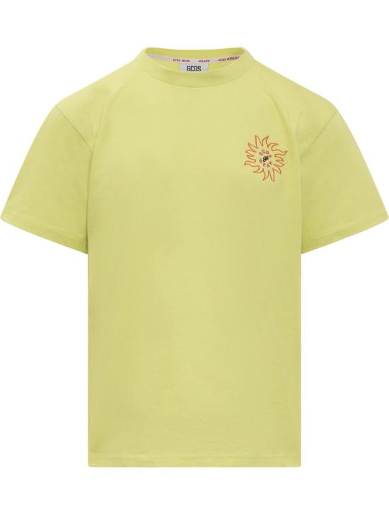  지씨디에스 반팔 티셔츠 SS23M130653 51 YELLOW