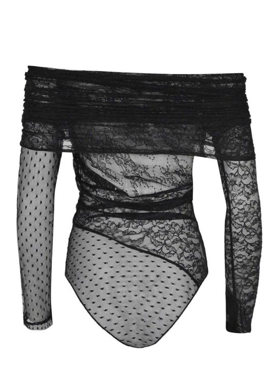 25FW 핑코 바디수트 티셔츠 105596 A2T5Z99 Black - PINKO