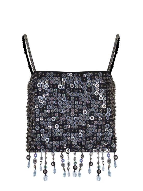 25FW 핑코 민소매 티셔츠 105468 A2QM1GZE Black