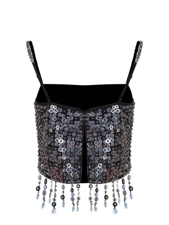 25FW 핑코 민소매 티셔츠 105468 A2QM1GZE Black - PINKO