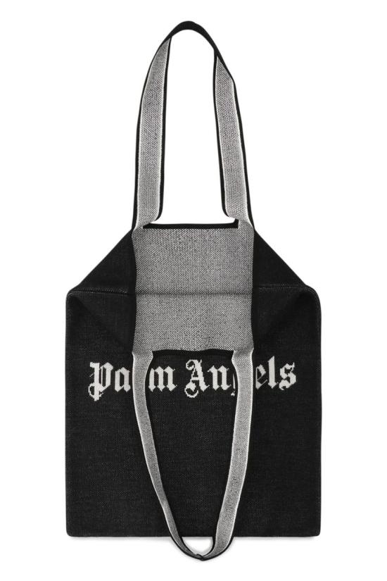 25FW 팜앤젤스 토트백 PMNA061S22KNI001 1001 Black - PALM ANGELS
