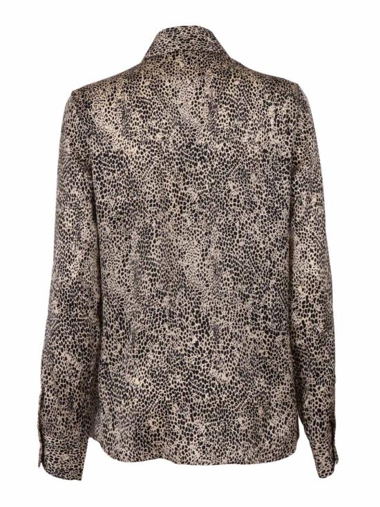 25FW 마짜렐리 블라우스 240 2 MACULATO 241221 BROWN - MAZZARELLI