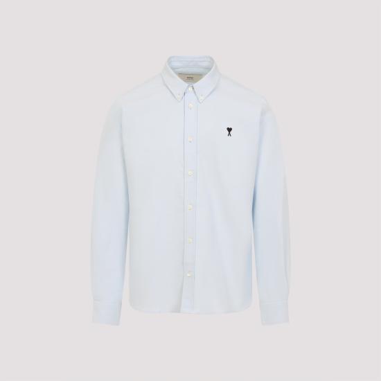 25FW 아미 긴팔 셔츠 HSH763CO0031450 SKY BLUE DOM