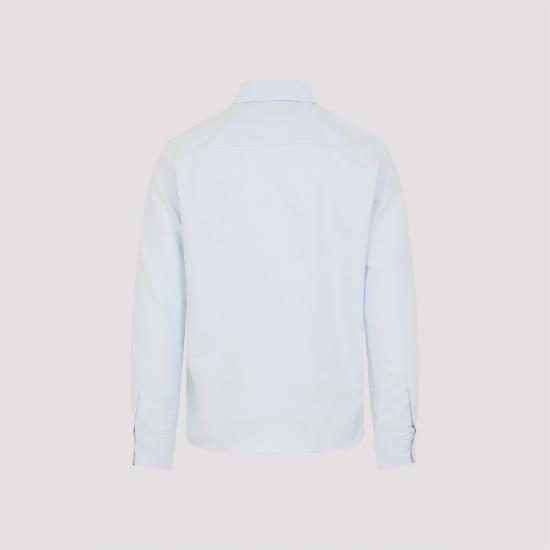 25FW 아미 긴팔 셔츠 HSH763CO0031450 SKY BLUE DOM - AMI