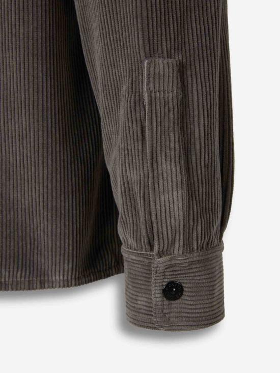 25FW 스톤 아일랜드 오가닉 코튼 코듀로이 오버셔츠 K2S151200012S0212V006B CEMENT DOM - STONE ISLAND