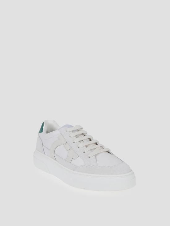 25FW 살바토레 페라가모 뮬/슬리퍼 023588 769881 WHITE GREEN - SALVATORE FERRAGAMO