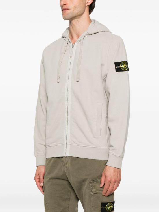 25FW 스톤 아일랜드 후드 티셔츠 K2S156100067S0A20V0061 PEARL GRAY DOM - STONE ISLAND