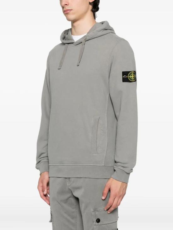 25FW 스톤 아일랜드 후드 티셔츠 K2S156100029S0A20V006B CEMENT DOM - STONE ISLAND
