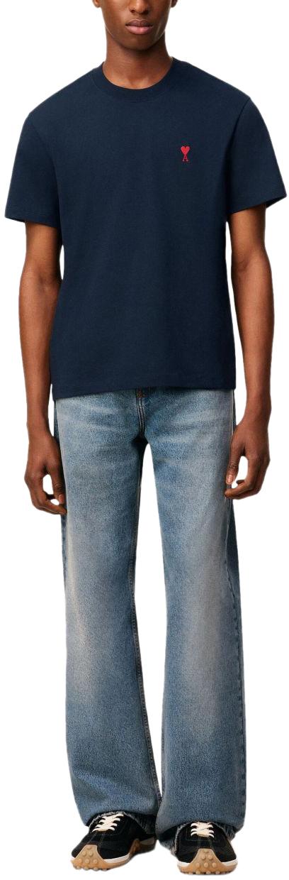 26SS 아미 반팔 티셔츠 BFUTS035724430 BLUE - AMI