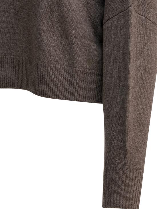 25FW 루루 드 세종 터틀넥 LUKETAUPE MELANGE Brown - LOULOU DE SAISON
