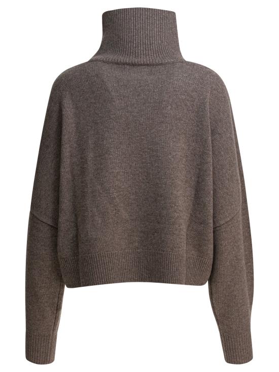 25FW 루루 드 세종 터틀넥 LUKETAUPE MELANGE Brown - LOULOU DE SAISON