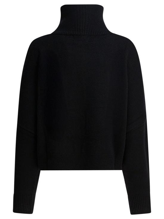 25FW 루루 드 세종 터틀넥 LUKEBLACK Black - LOULOU DE SAISON