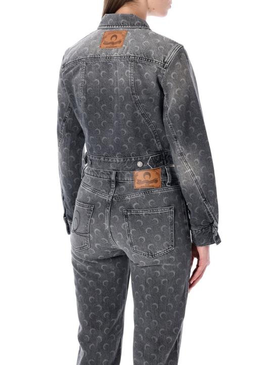 25FW 마린세르 데님 자켓 25AWJA041BCDEN0006 GR90 Grey - MARINE SERRE