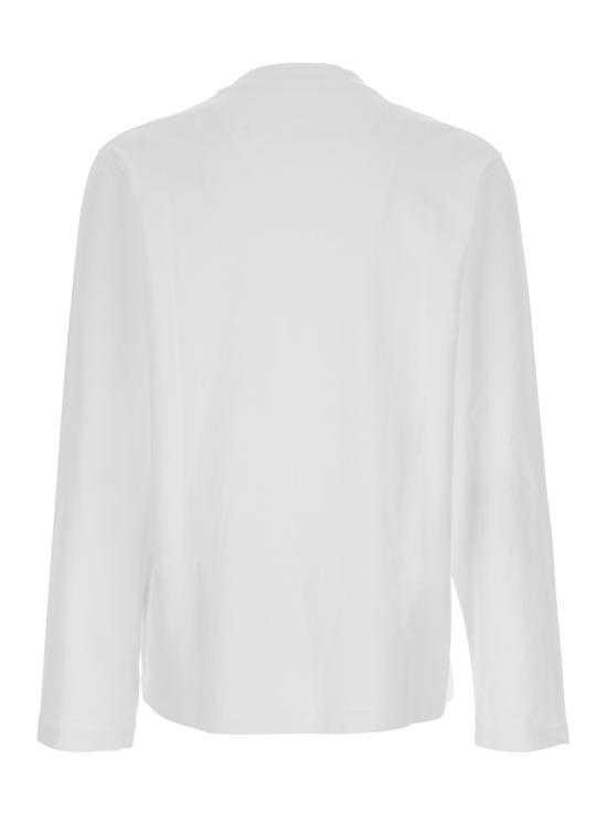 25FW 자크뮈스 그로그랜 로고 롱 슬리브 티셔츠 TSM00570AJ00226100 White - JACQUEMUS