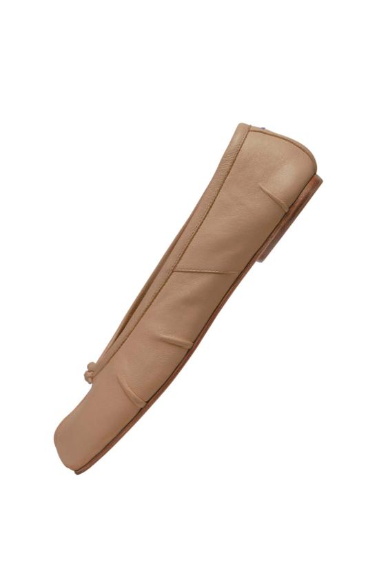  마르지엘라 플랫 슈즈 메종  타비 뉴 발레리나 누드 - MAISON MARGIELA