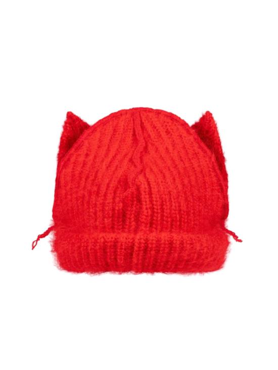  찰스 제프리 러버보이 비니 찰스 제프리 모헤어 청키 이어 비니 레드 - CHARLES JEFFREY LOVERBOY