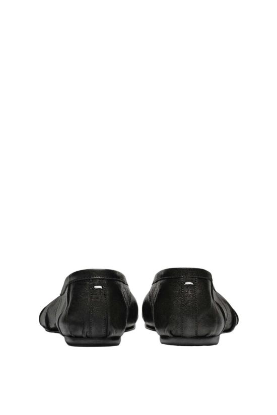  마르지엘라 플랫 슈즈 메종  타비 뉴 발레리나 블랙 - MAISON MARGIELA