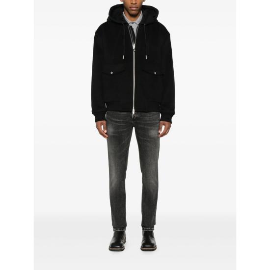 25FW 무스너클 봄버 자켓 M35MW404 313 BLACK - MOOSE KNUCKLES