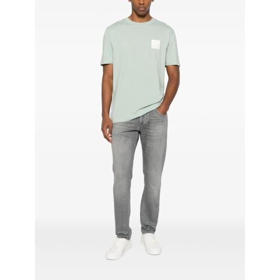 25FW 휴고보스 탑 50544458 338 GREEN - HUGO BOSS