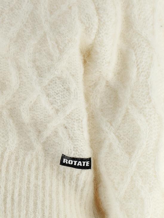 26SS 로테이트 바이 크리스텐슨 가디건 11545923442344 White - ROTATE BY BIRGERCHRISTENSEN