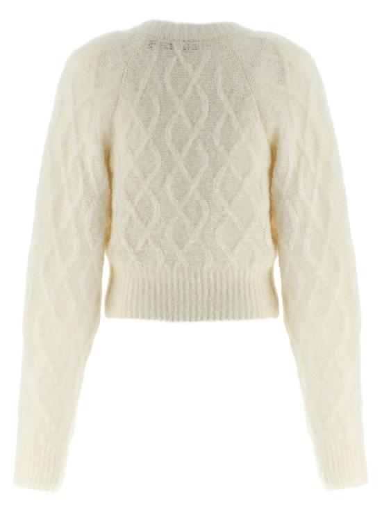 26SS 로테이트 바이 크리스텐슨 가디건 11545923442344 White - ROTATE BY BIRGERCHRISTENSEN