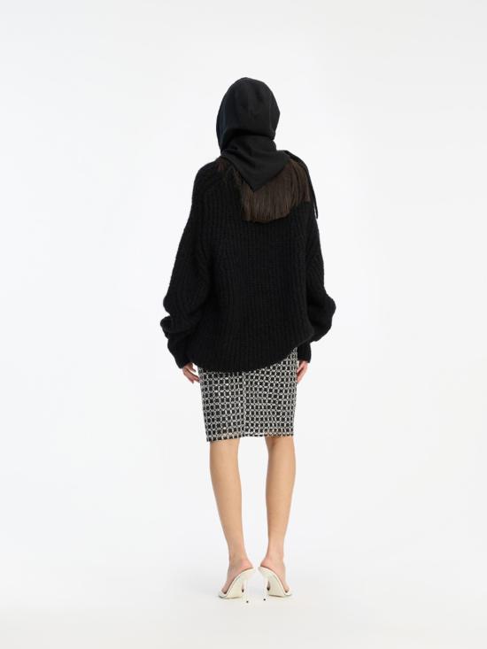 26SS 로테이트 숏 스커트 115453 100 Black - ROTATE