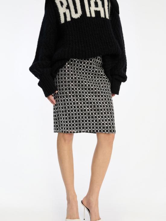 26SS 로테이트 숏 스커트 115453 100 Black - ROTATE