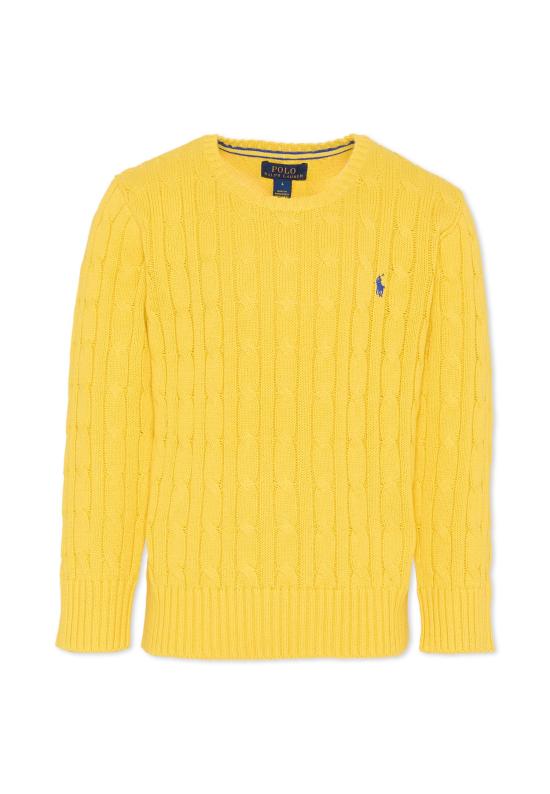 26SS [키즈] 랄프 로렌 캐시미어 니트 702674500 YELLOW