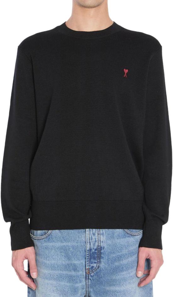 26SS 아미 ADC 크루넥 스웨터 HKS826001009 BLACK