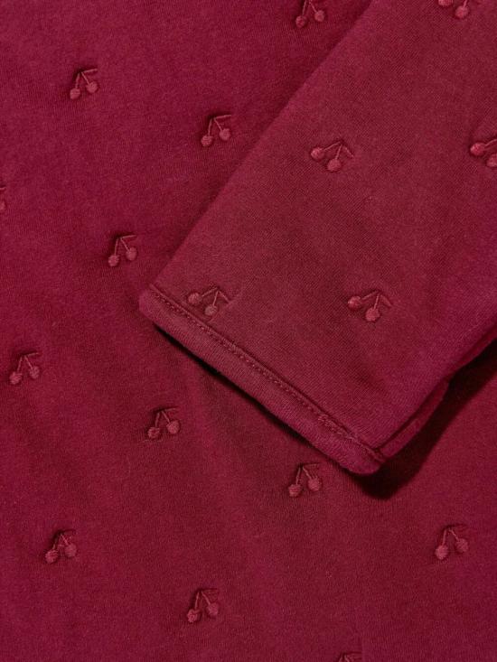 25FW [키즈] 봉쁘앙 가디건 W05GJAK00001 153 GRAPES RED - BONPOINT